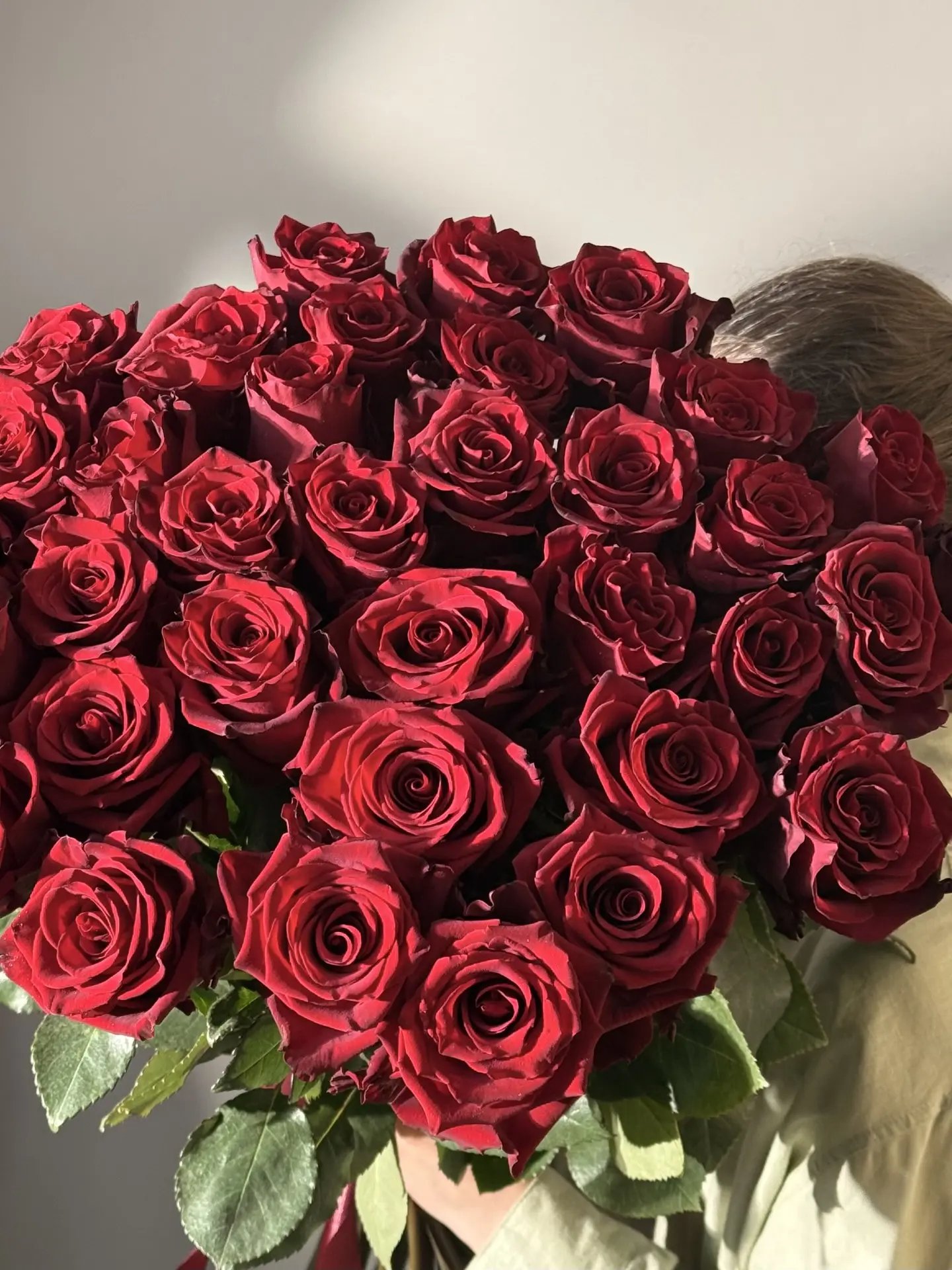 Букет из 35 роз 70 см